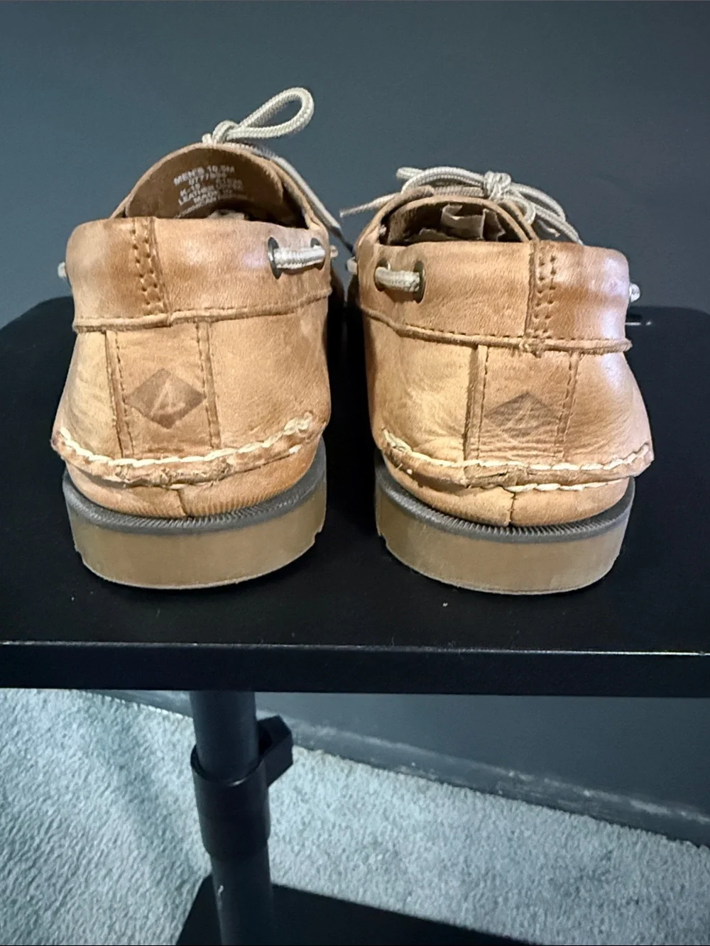 Sperry Men's Brown Leather 2-Eye Boat Shoes